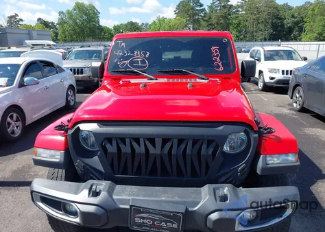 2021 Jeep Wrangler Unlimited Sahara z USA, uszkodzony, nr VIN 1C4HJXEN8MW622359